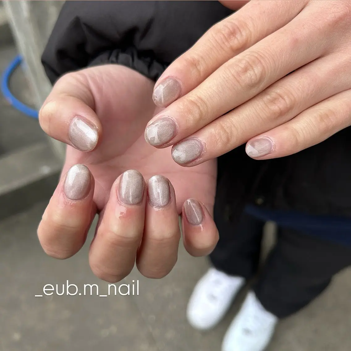 ネイル マグネットネイル ハンドネイル 深夜ネイルサロン eub.m_nailのネイルデザイン