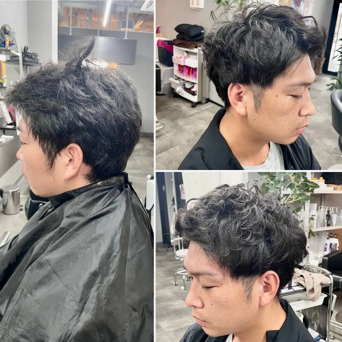 パーマ メンズ 🌹ミラクル美容師 🌹くっぽのヘアスタイル