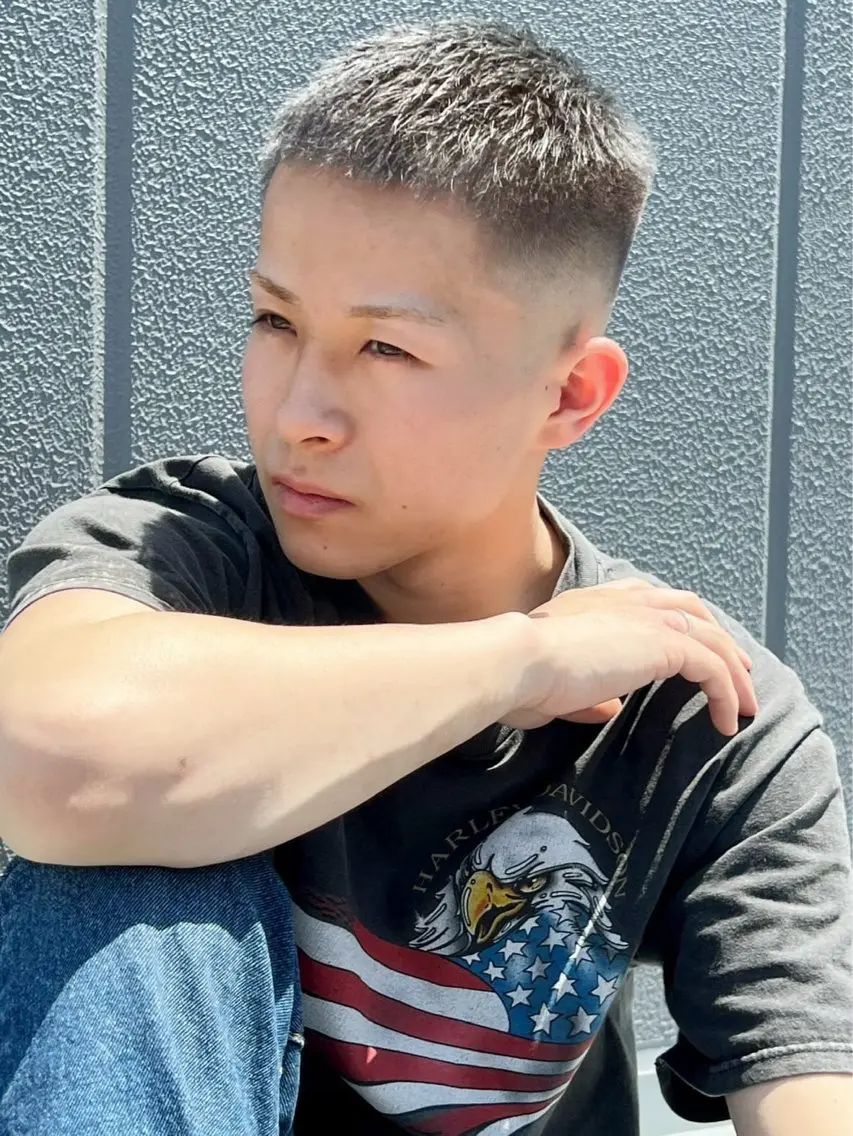 ショート メンズ Lond bla-maのヘアスタイル