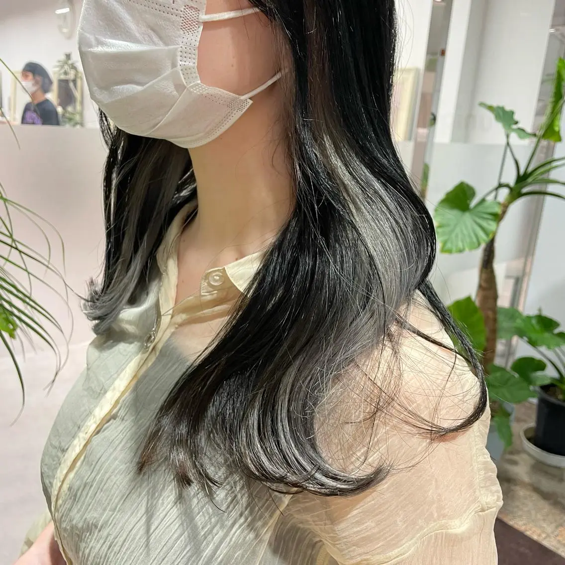カラー イヤリングカラー ヘアカラー ピンクカラー🎀/ ミルクティー🍼花音のヘアスタイル