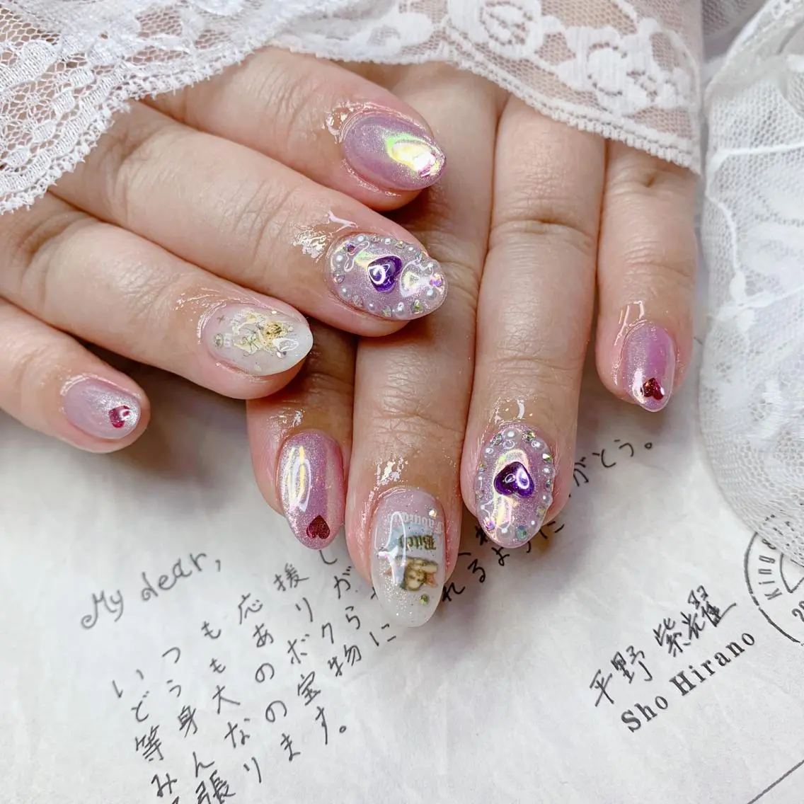ネイル ハンドネイル La neige* yuki 🐩🌙のネイルデザイン
