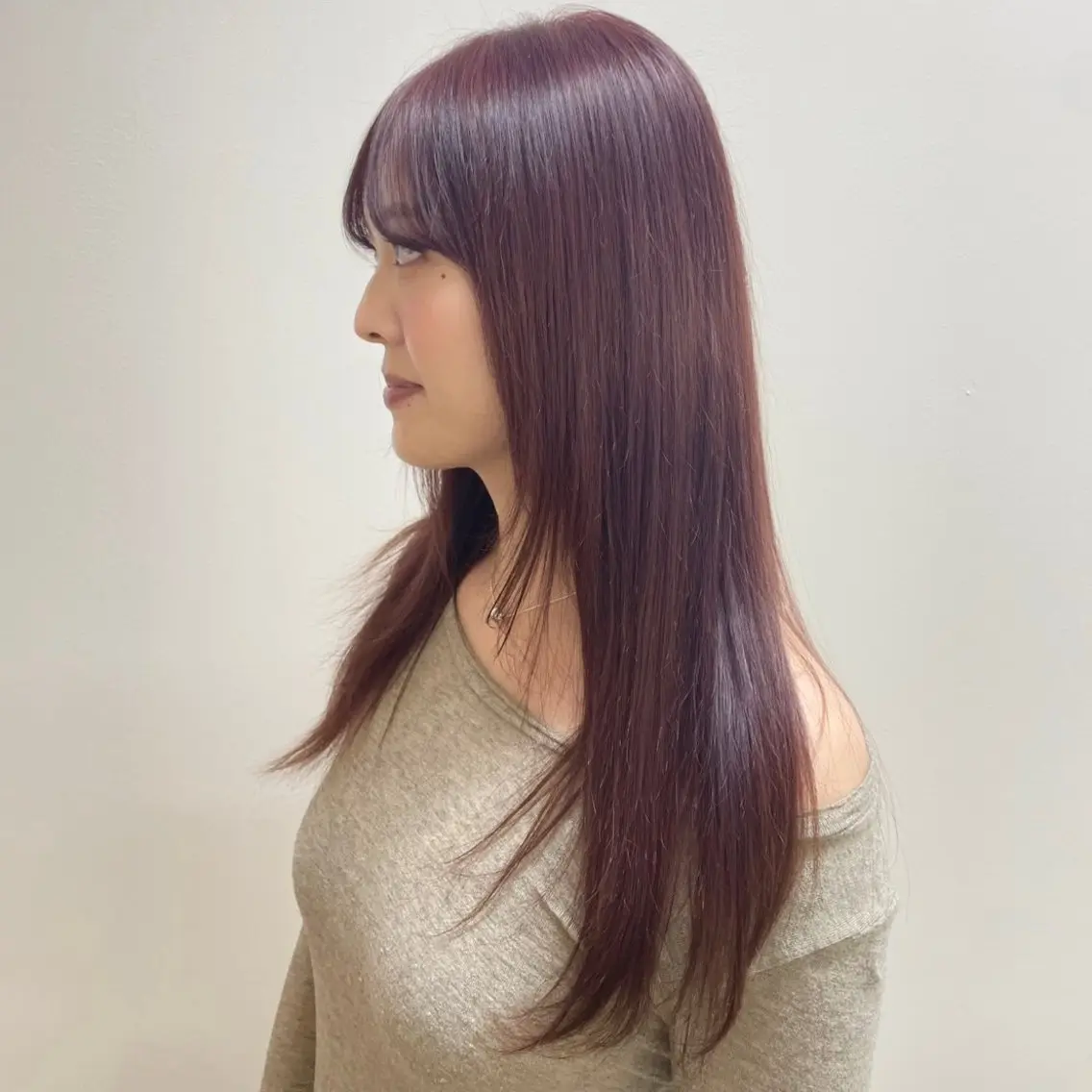 ロング カラー ブラウンカラー ピンクカラー ピンクブラウン ヘアカラー ❄️透明感カラー/ 髪質改善❄️WAOのヘアスタイル