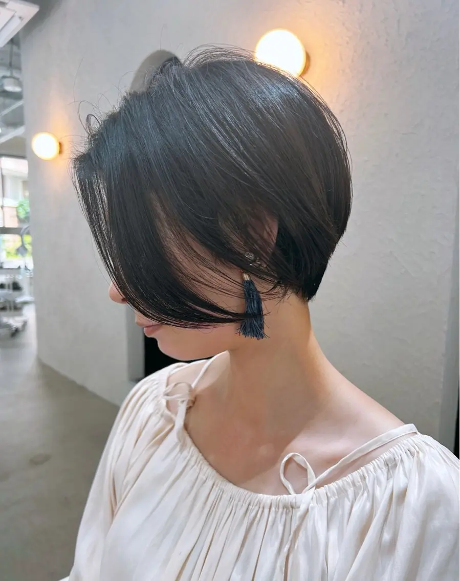 ショート 髪質改善✨ストレート オグ✂️/ショートのヘアスタイル