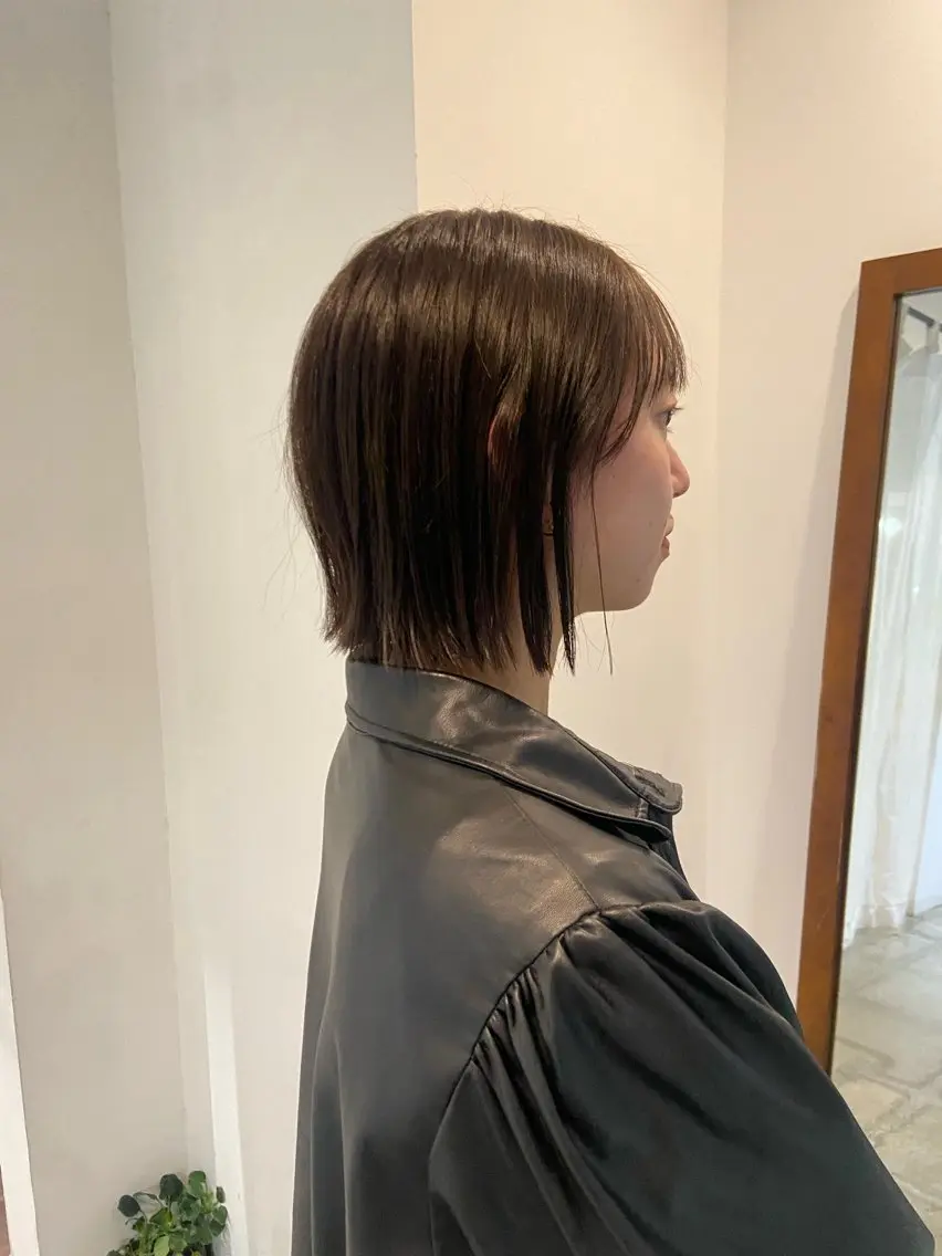 ミディアム まつ あみのヘアスタイル
