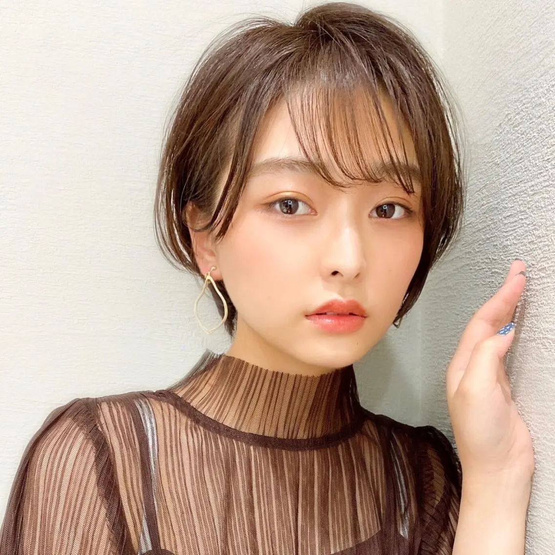 ショート カラー カット ヘアカラー トリートメント ショートの神✨AFL OAT 井上康平のヘアスタイル