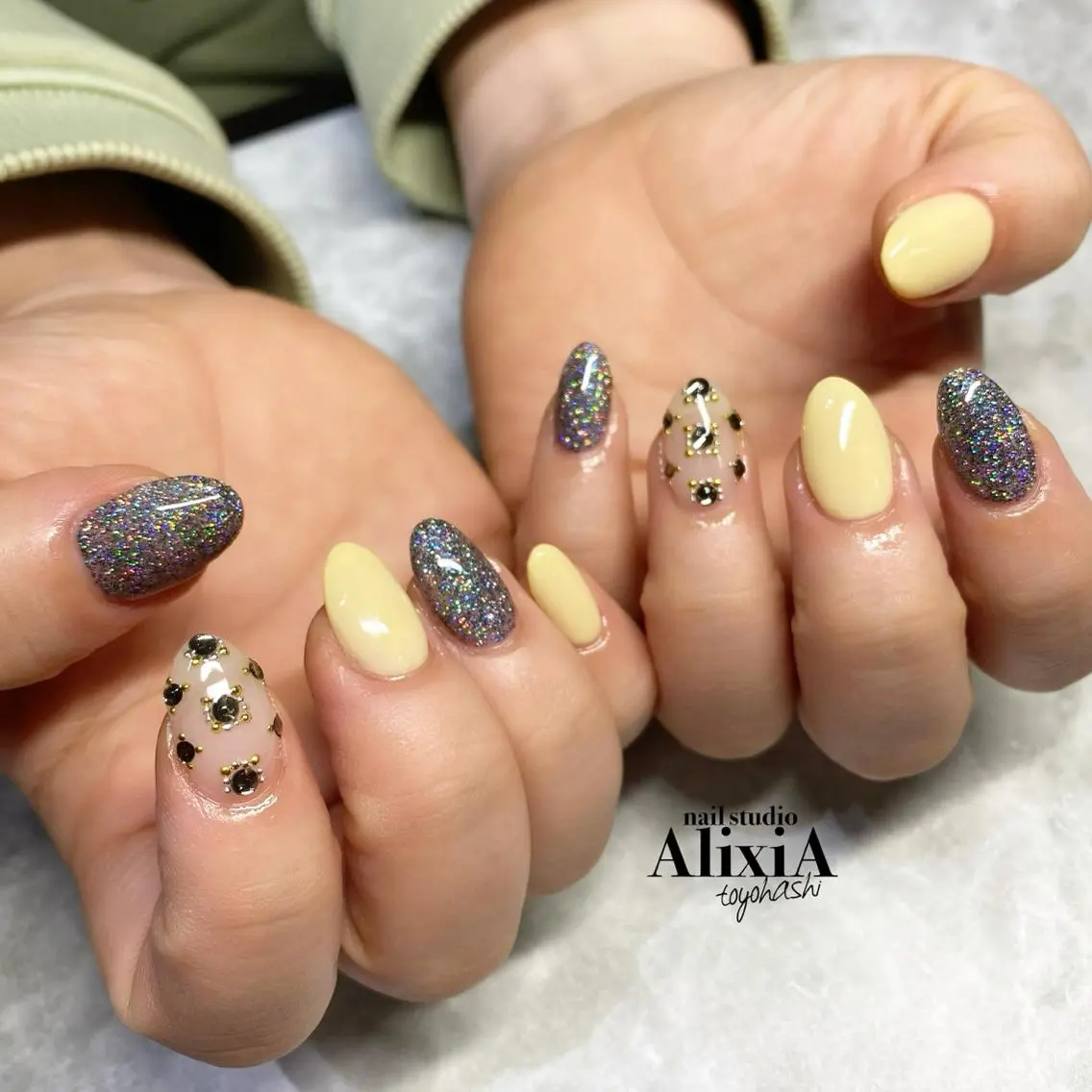ネイル ハンドネイル AlixiA ゆみのネイルデザイン