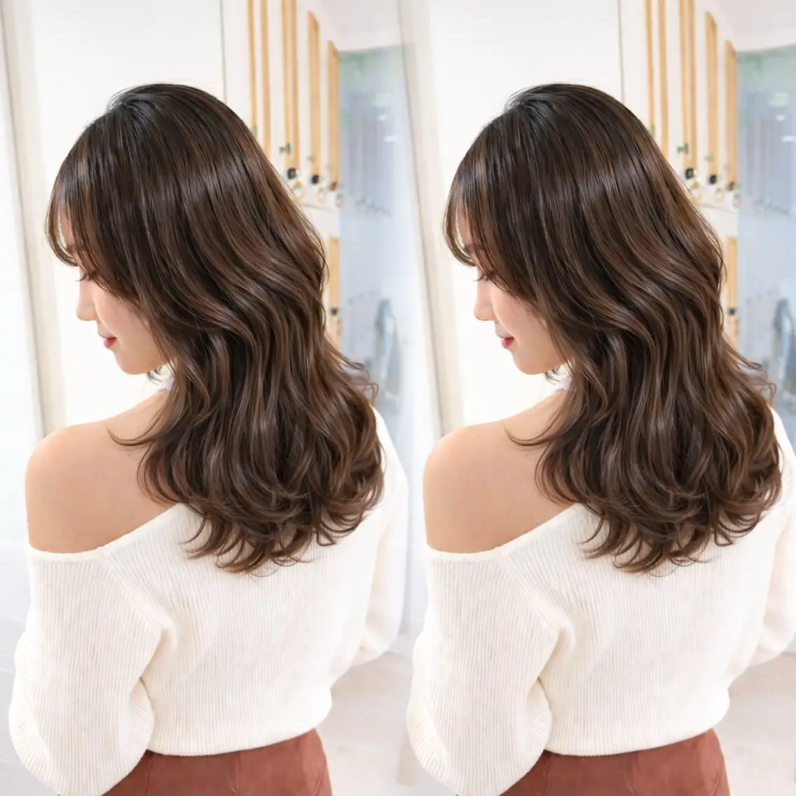 ミディアム カット ヘアカラー SEIRA♡レイヤー /ショート得意のヘアスタイル
