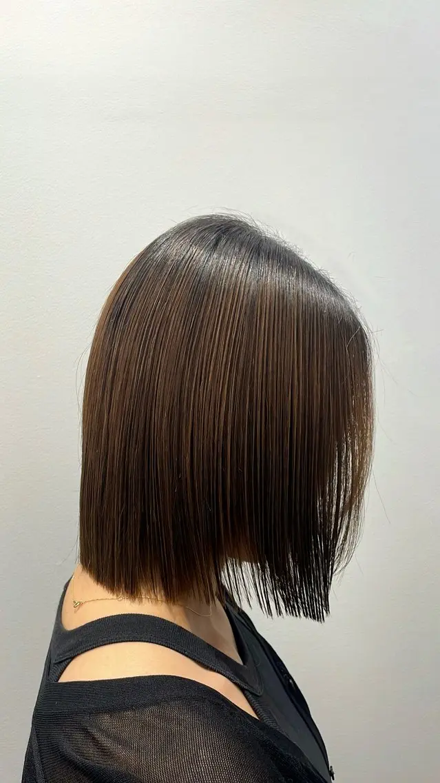 ミディアム ボブ Joule 菜穂のヘアスタイル