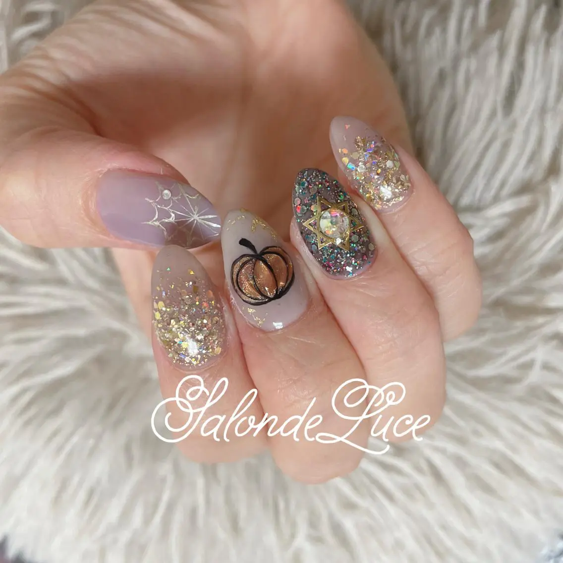 ネイル ハロウィン Salon de Luceのネイルデザイン