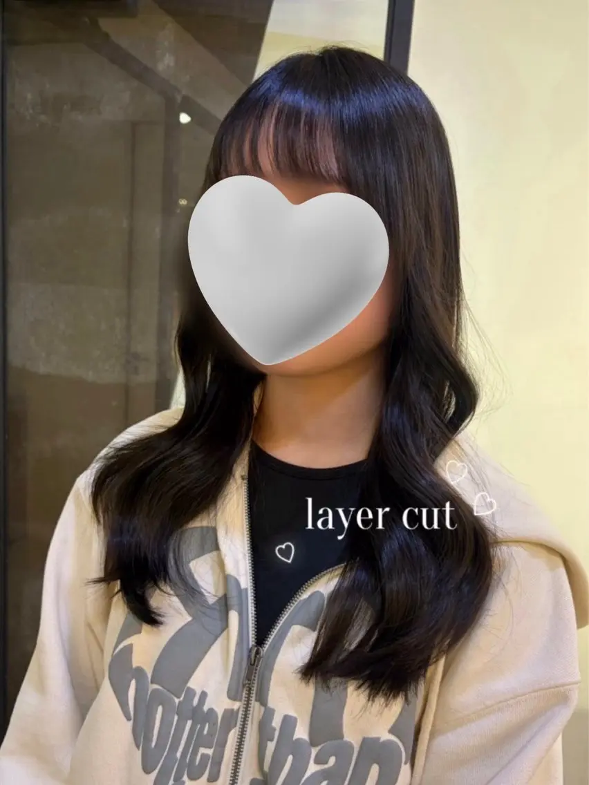 ロング レイヤーカット にかいどうさよ /札幌美容師のヘアスタイル