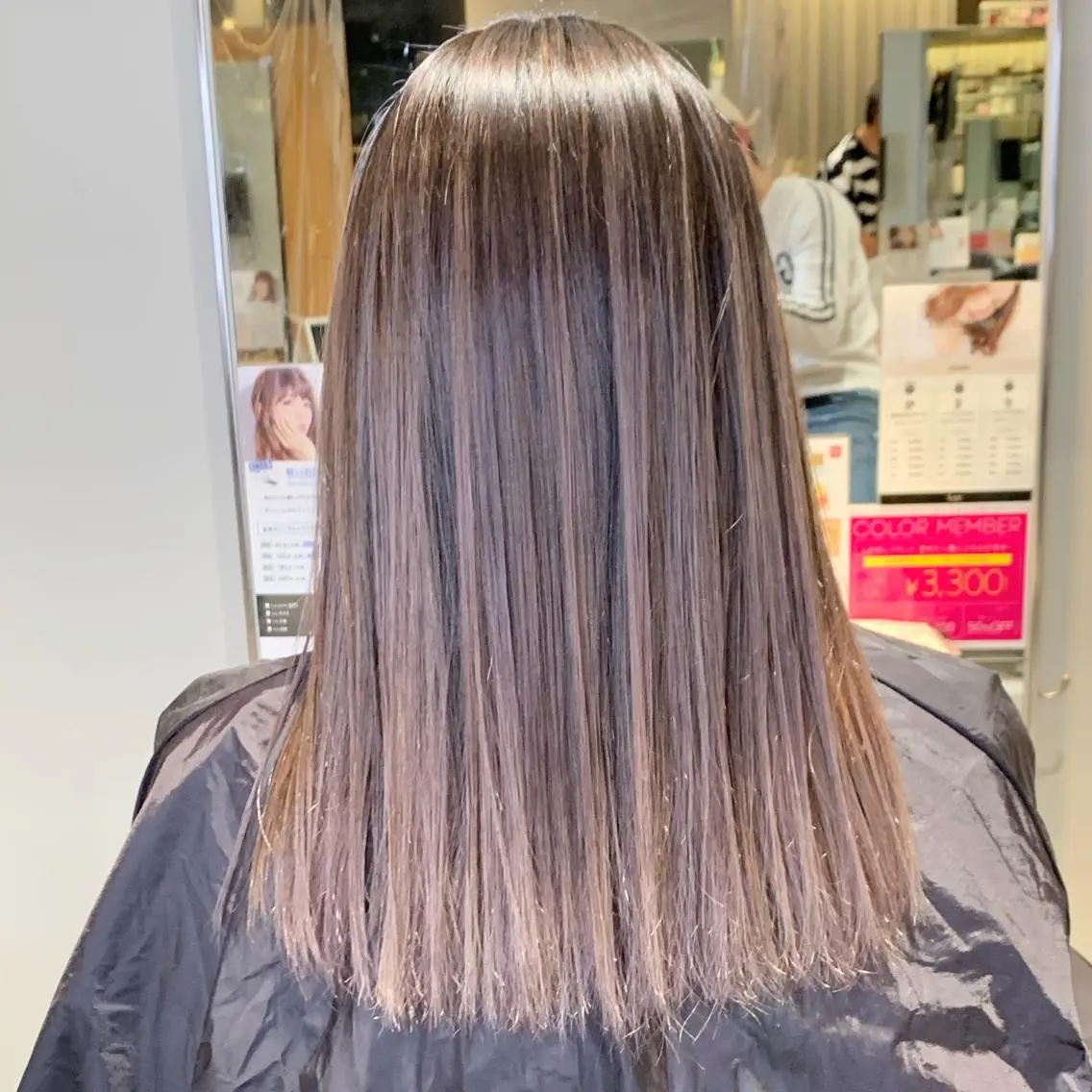 セミロング カラー パーマ ヘアアレンジ メンズ キッズ ネイル マツエク・マツパ 酸性ストレート 髪質改善大槻勇樹のヘアスタイル