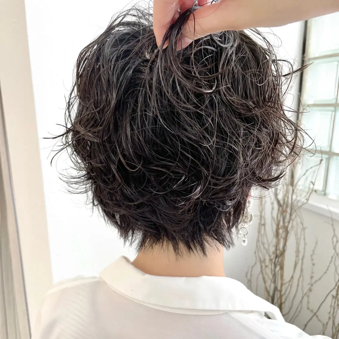 ショート パーマ カット パーマ YUKO/ 似合わせ韓国風パーマのヘアスタイル