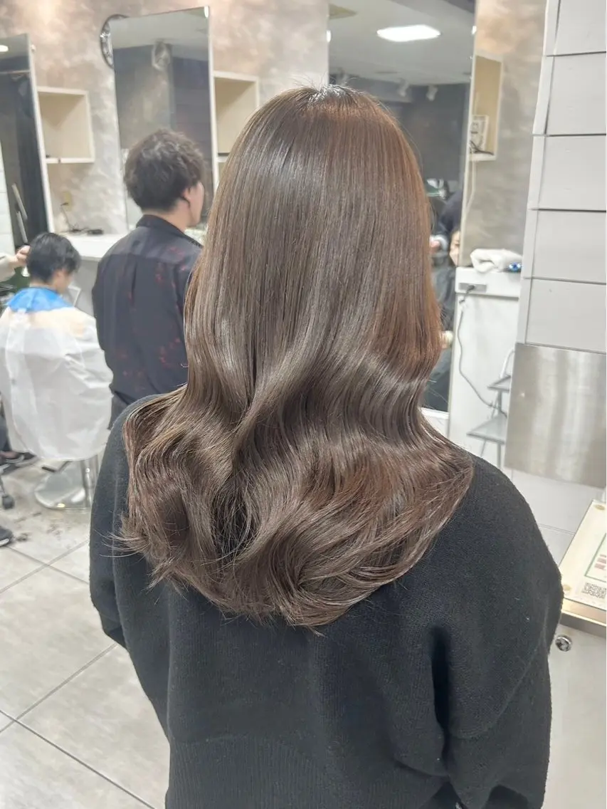 ロング カラー ヘアカラー 🎀艶カラー🎀 よしいあまねのヘアスタイル
