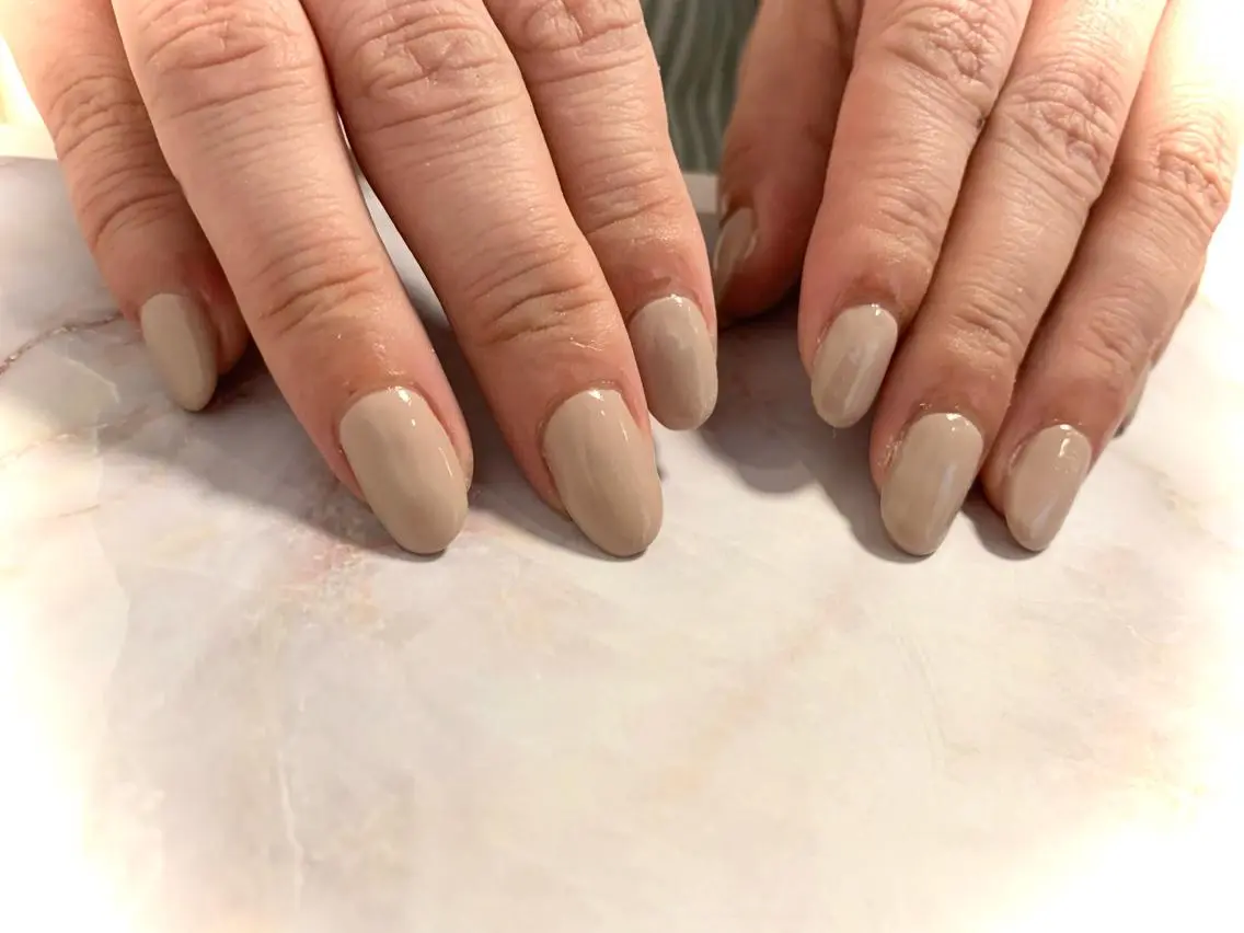 ネイル オフィスネイル ワンカラーネイル シンプルネイル Nail Salon　Ｋのネイルデザイン
