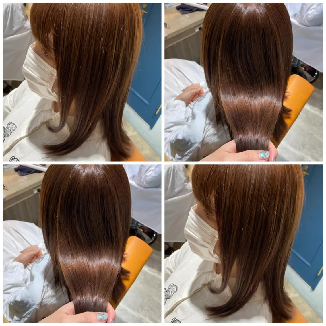 カラー ベージュカラー ピンクカラー ピンクベージュ カット ヘアカラー トリートメント 🩵盛れる顔周りヘア EMI🩵のヘアスタイル