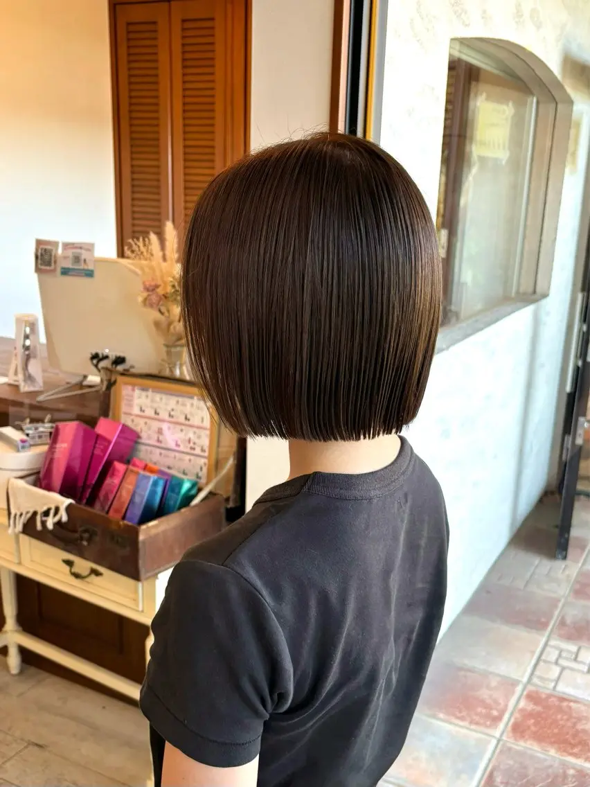 ミディアム カラー カット ヘアカラー set-up北長瀬/ chinamiのヘアスタイル