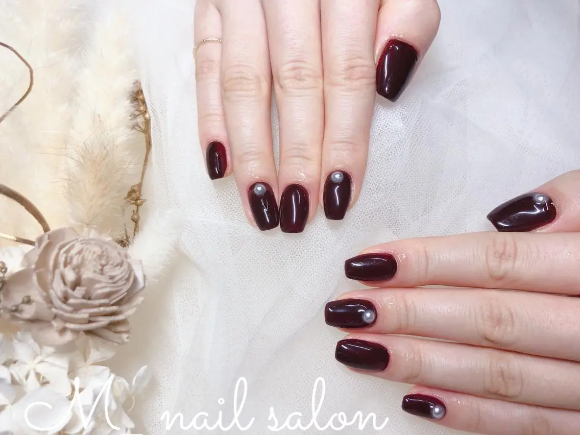 ネイル ワンカラーネイル M_ nail salonのネイルデザイン