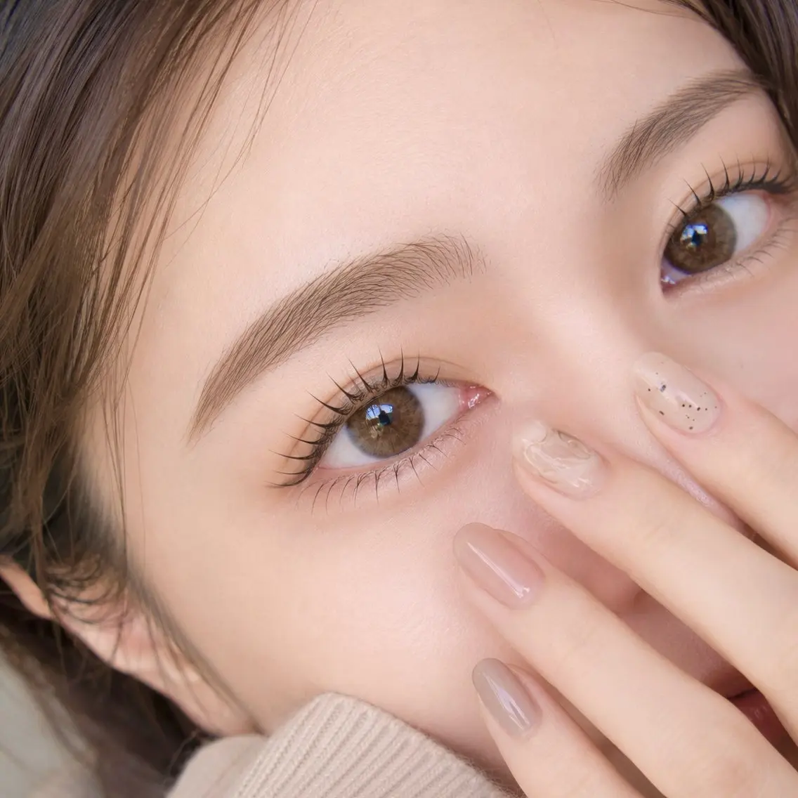 🌼上下🌼【パリジェンヌラッシュリフト🎀】ぱっちり立ち上げ🍒黒ケラチントリートメント、お持ち帰りブラシ付き✨の写真