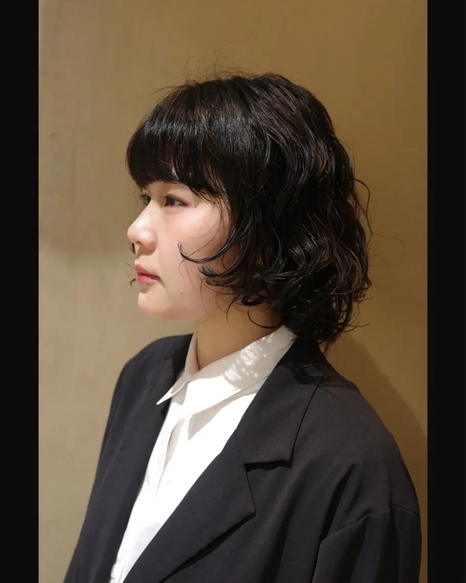 ➰カット+パーマ🏹前処理ナノトリートメント付きの写真