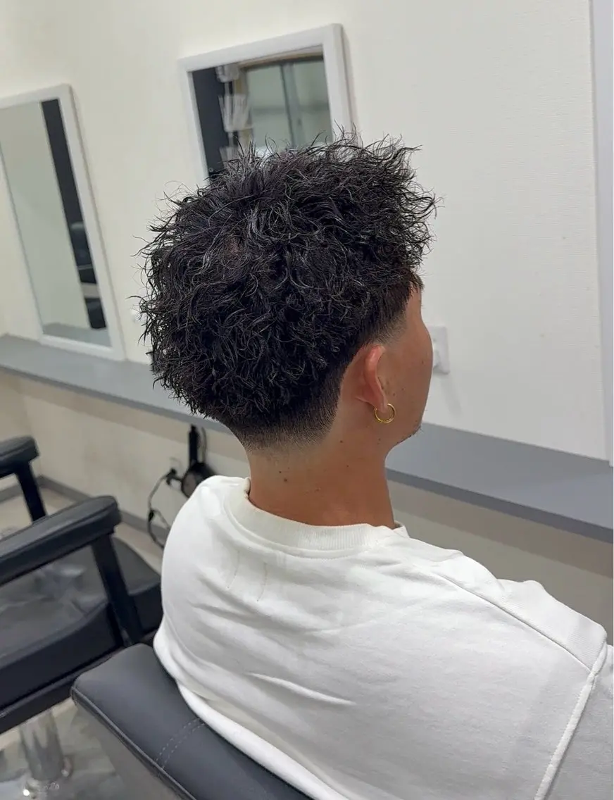 ショート パーマ メンズ 谷口 匠のヘアスタイル