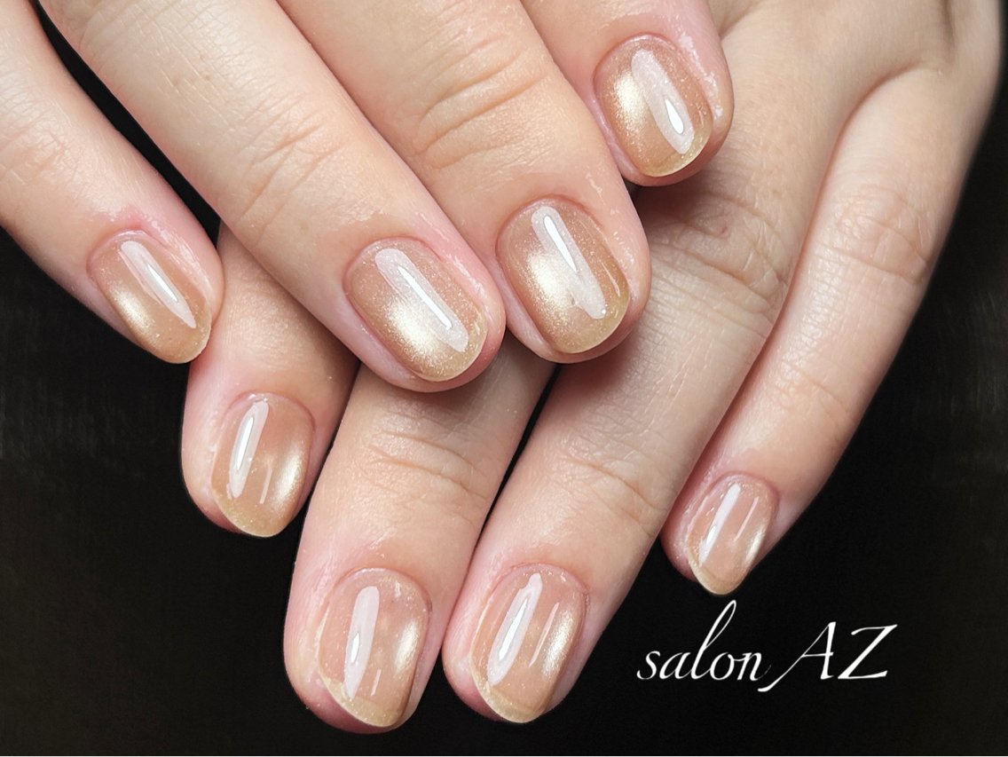 ネイル アートネイル フットネイル フレンチネイル マグネットネイル 持ち込み ハンドネイル salonAZ Miaのネイルデザイン