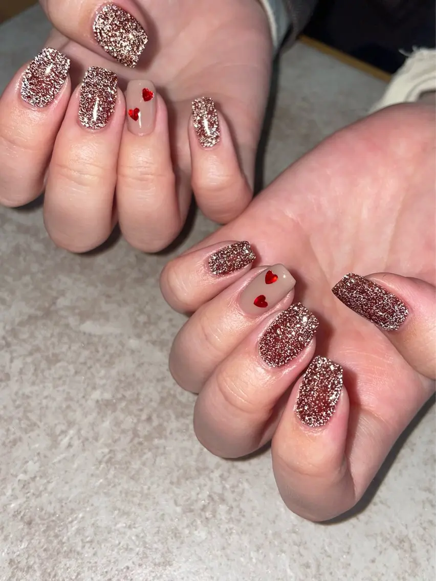 ネイル ブラウン フラッシュネイル ジェルネイル nailsalon amity🌿池田のネイルデザイン