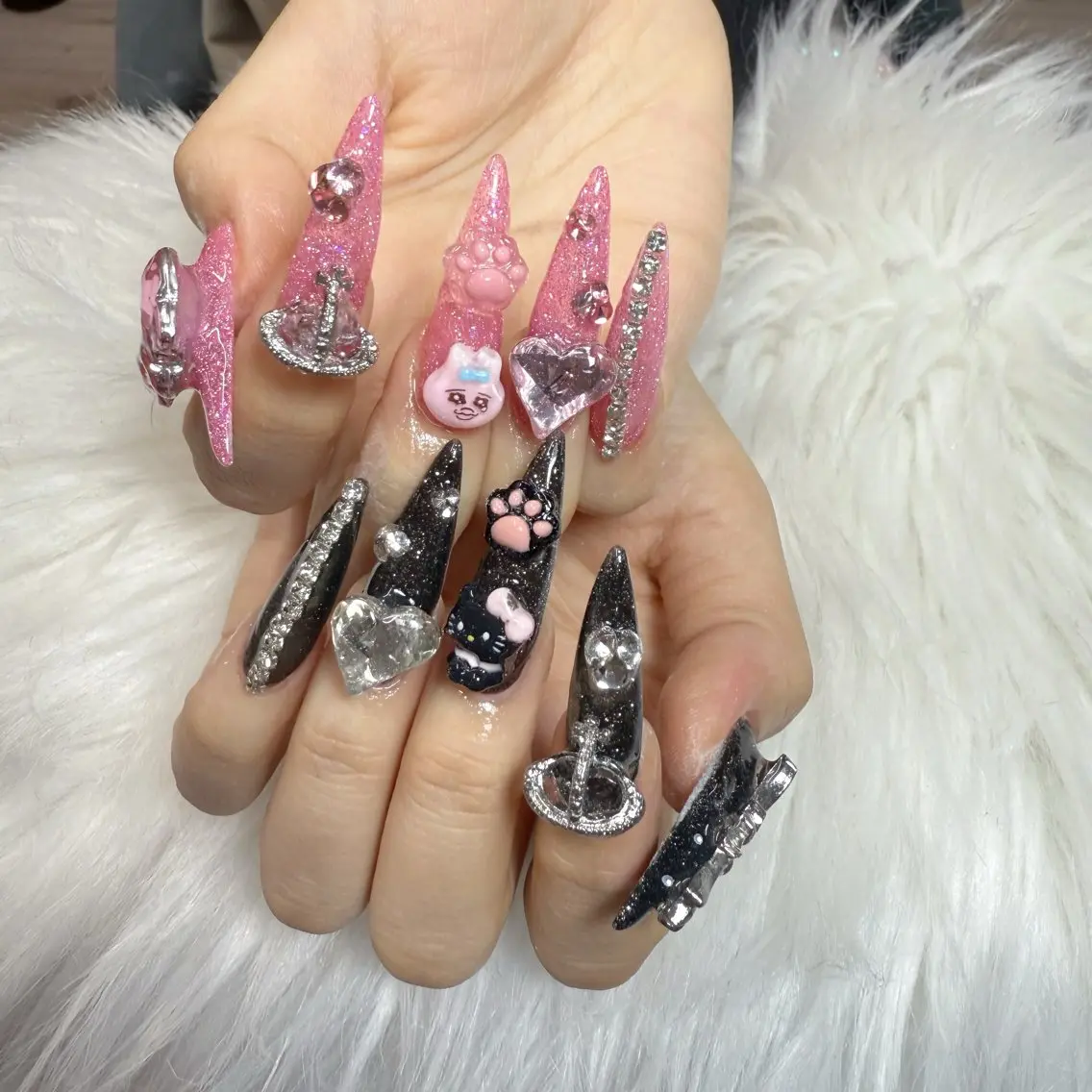 ネイル ハンドネイル 🎀nana🫧 ワンホンネイル🎀のネイルデザイン
