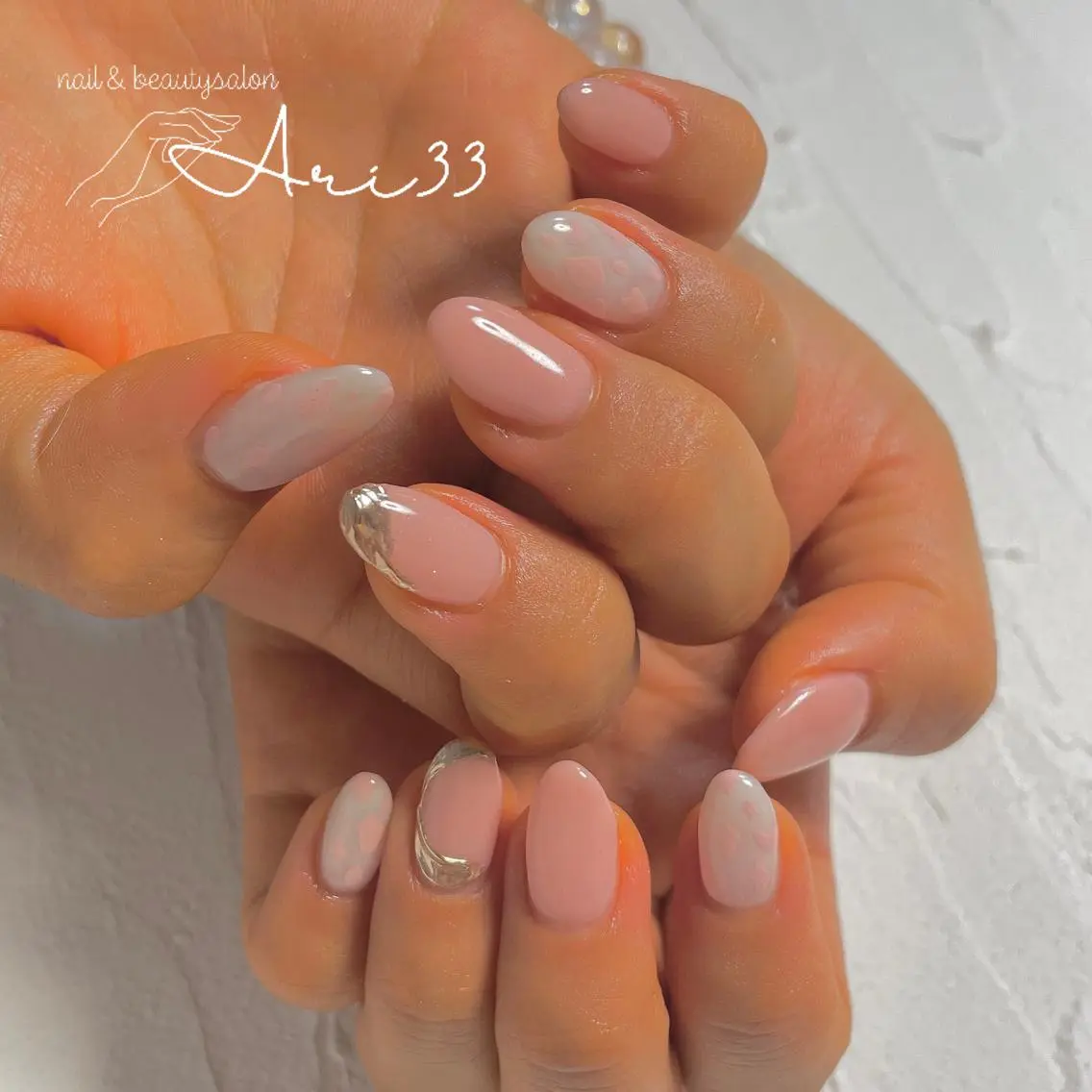 ネイル ハンドネイル プライベートサロン Ari33nailのネイルデザイン