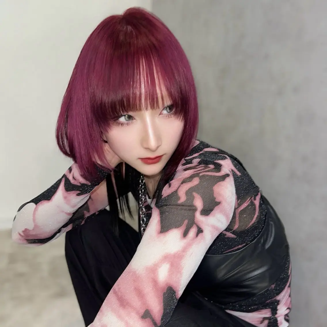 セミロング カラー ヘアカラー Ren. 🦋デザインカラーのヘアスタイル