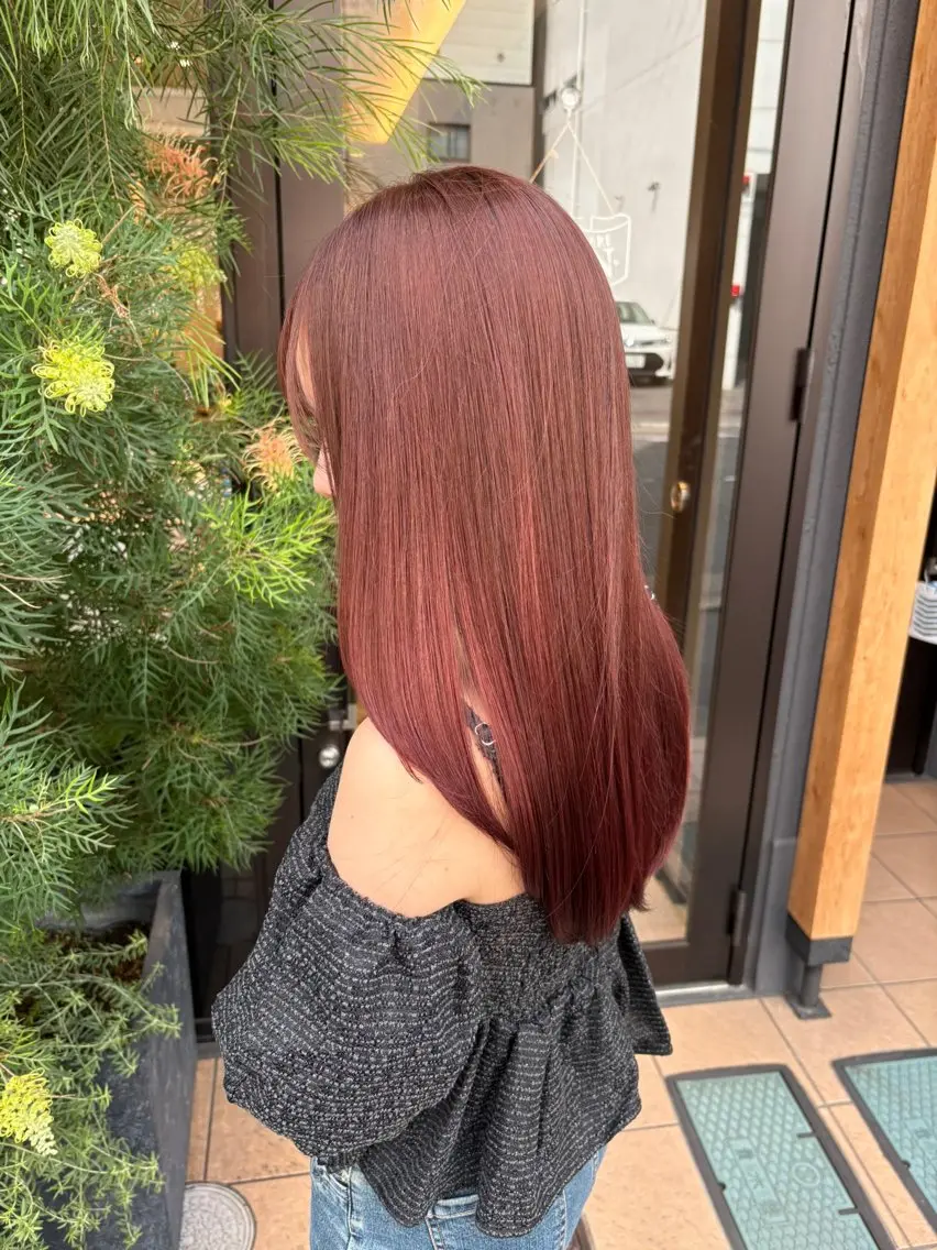 カット＋ブリチー無しWカラー＋トリートメントの写真