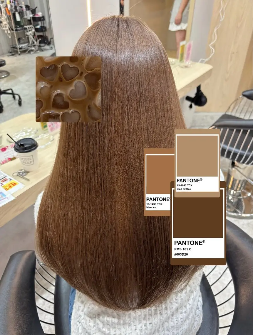 ロング カラー くびれヘア 顔周りカット 韓国風ヘア レイヤーカット 似合わせカット カット ヘアカラー トリートメント うるツヤ♡顔周り Satsuki୨୧のヘアスタイル
