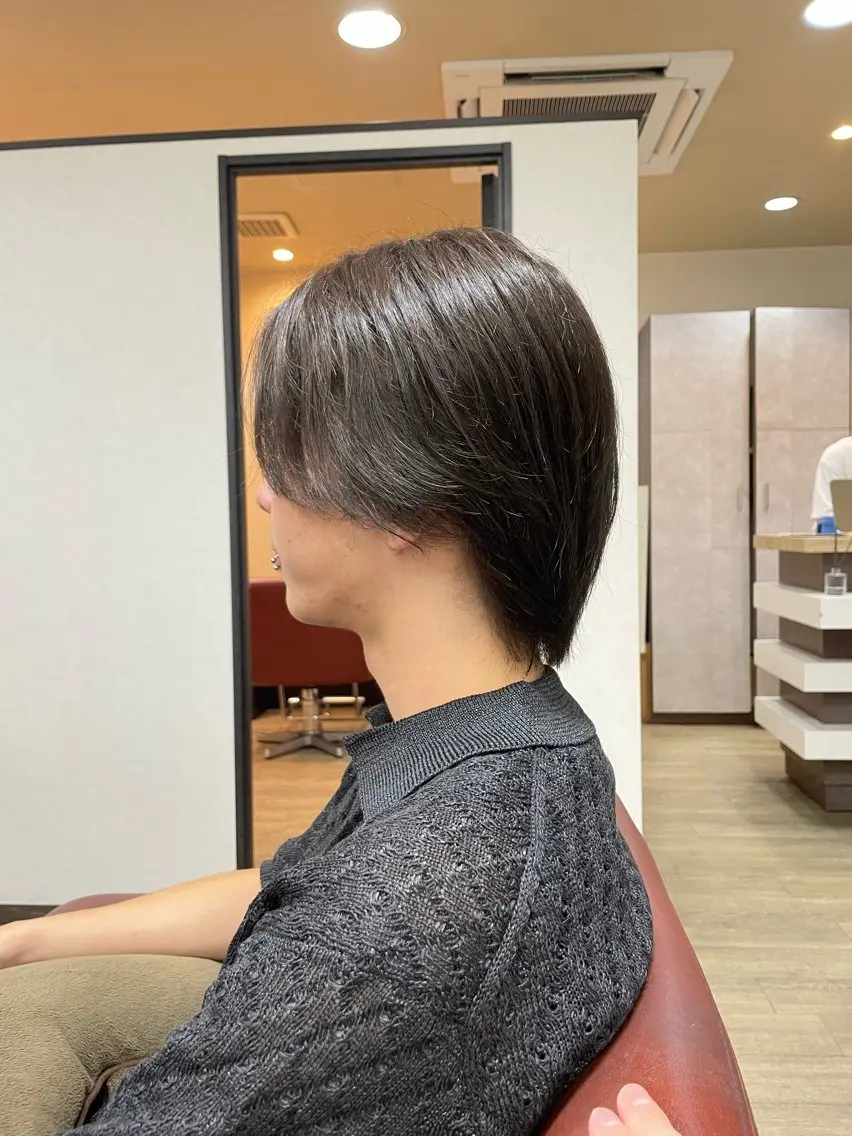 ショート カラー メンズ 池田 優斗のヘアスタイル