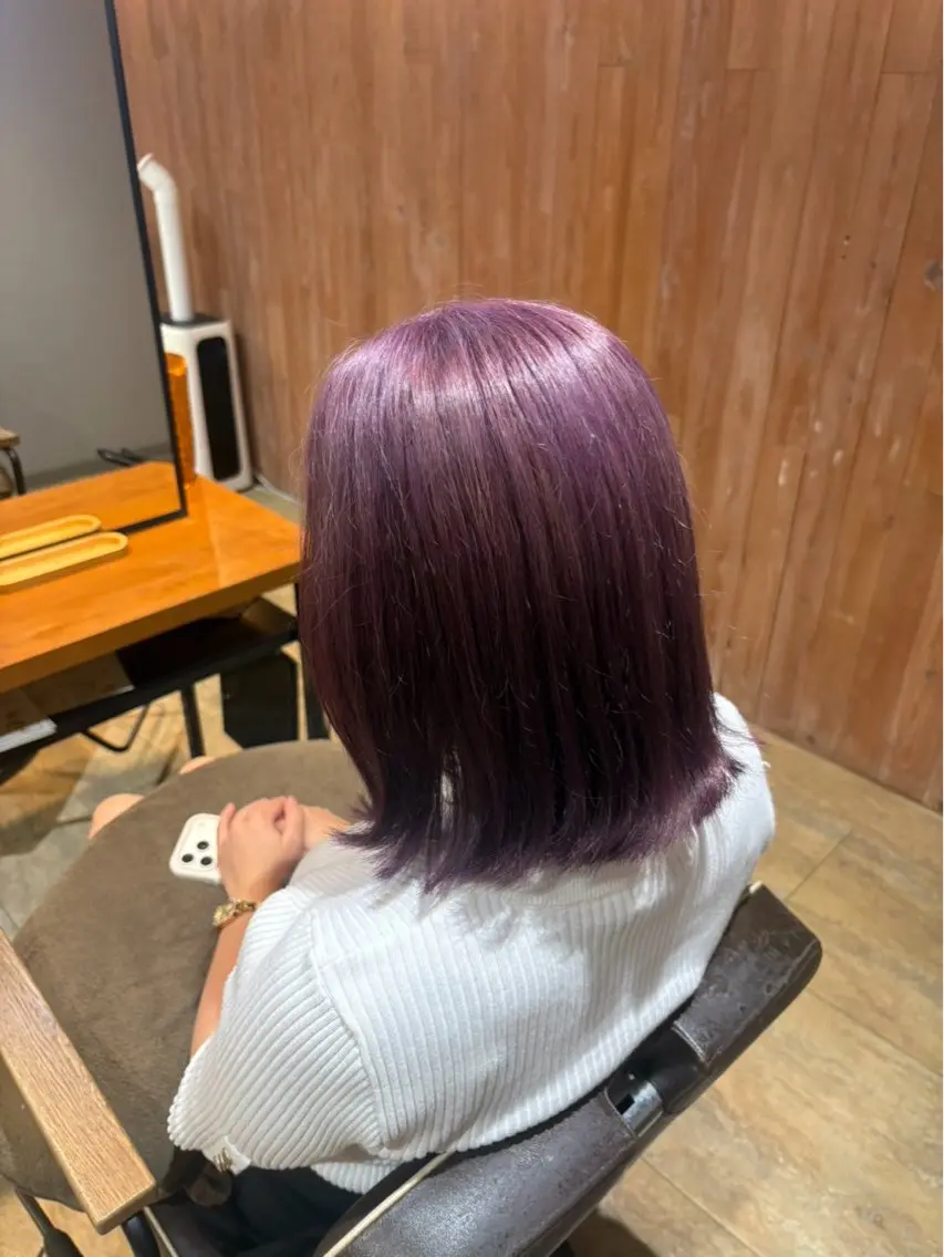 カラー ヘアカラー トリートメント マオ /カラーモデル募集中のヘアスタイル
