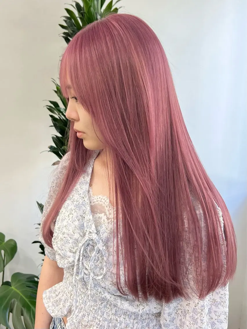 ロング カラー ブリーチ ハイトーン 特化🌈フジタハルキのヘアスタイル