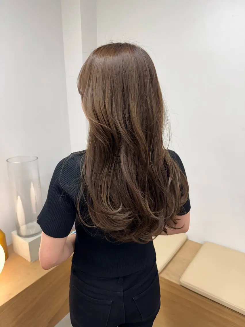 ミディアム カラー ヘアカラー 坂本 圭太朗のヘアスタイル