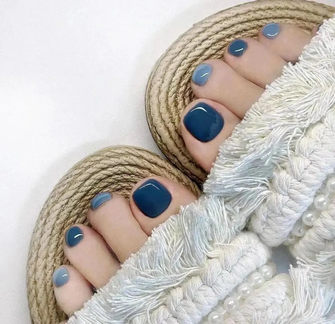 ネイル フットネイル M🌷nail 長さだし専門店のネイルデザイン