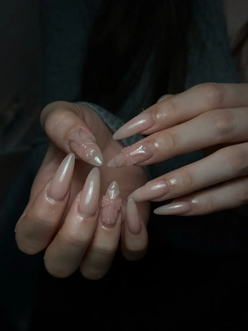 ネイル 韓国ネイル シンプルネイル ワンホンネイル ハンドネイル CoMo Nailのネイルデザイン