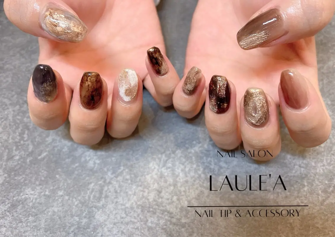 ネイル ハンドネイル nailsalon Laule'aのネイルデザイン