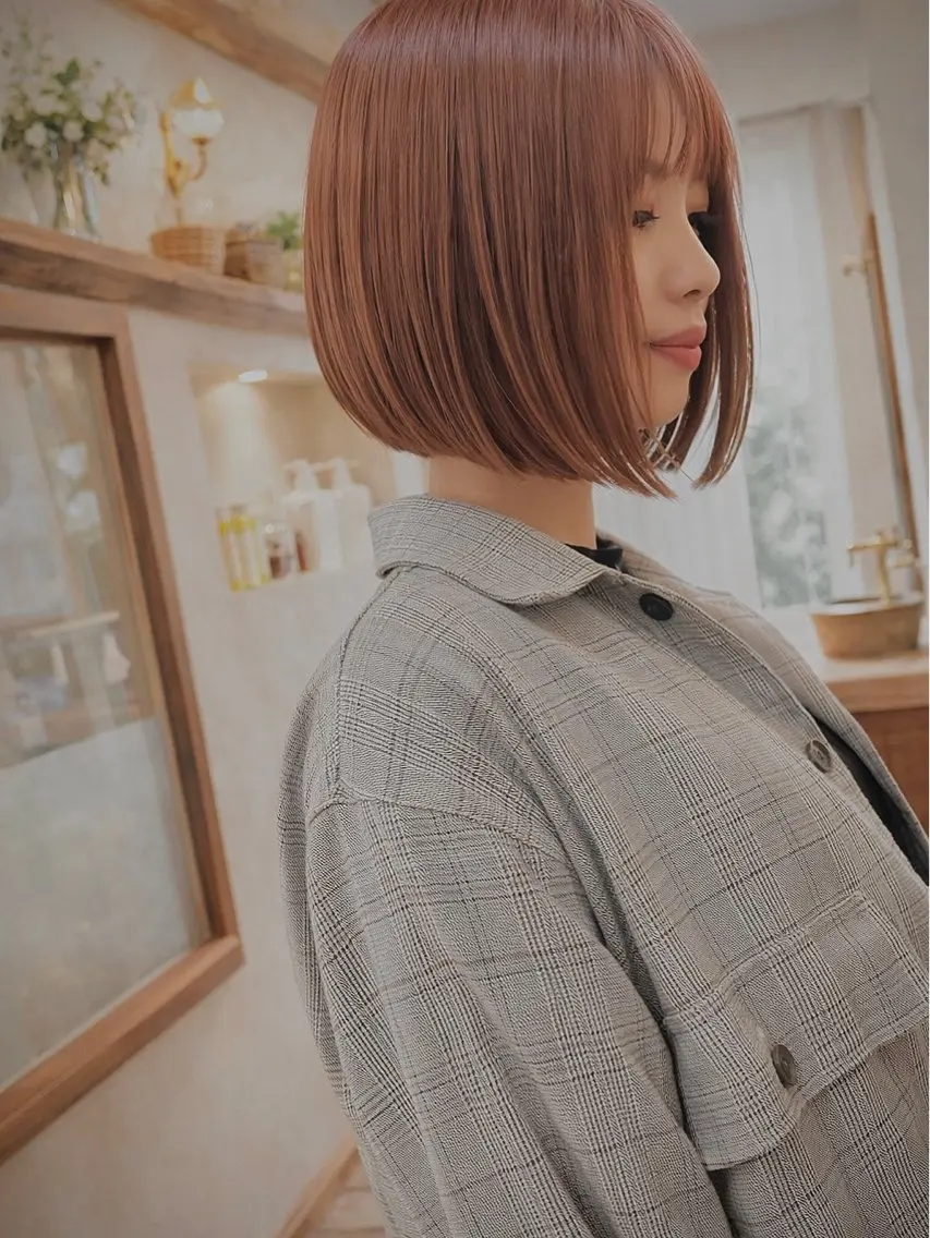 ショート カラー イルミナカラー カット ヘアカラー grand juteのヘアスタイル