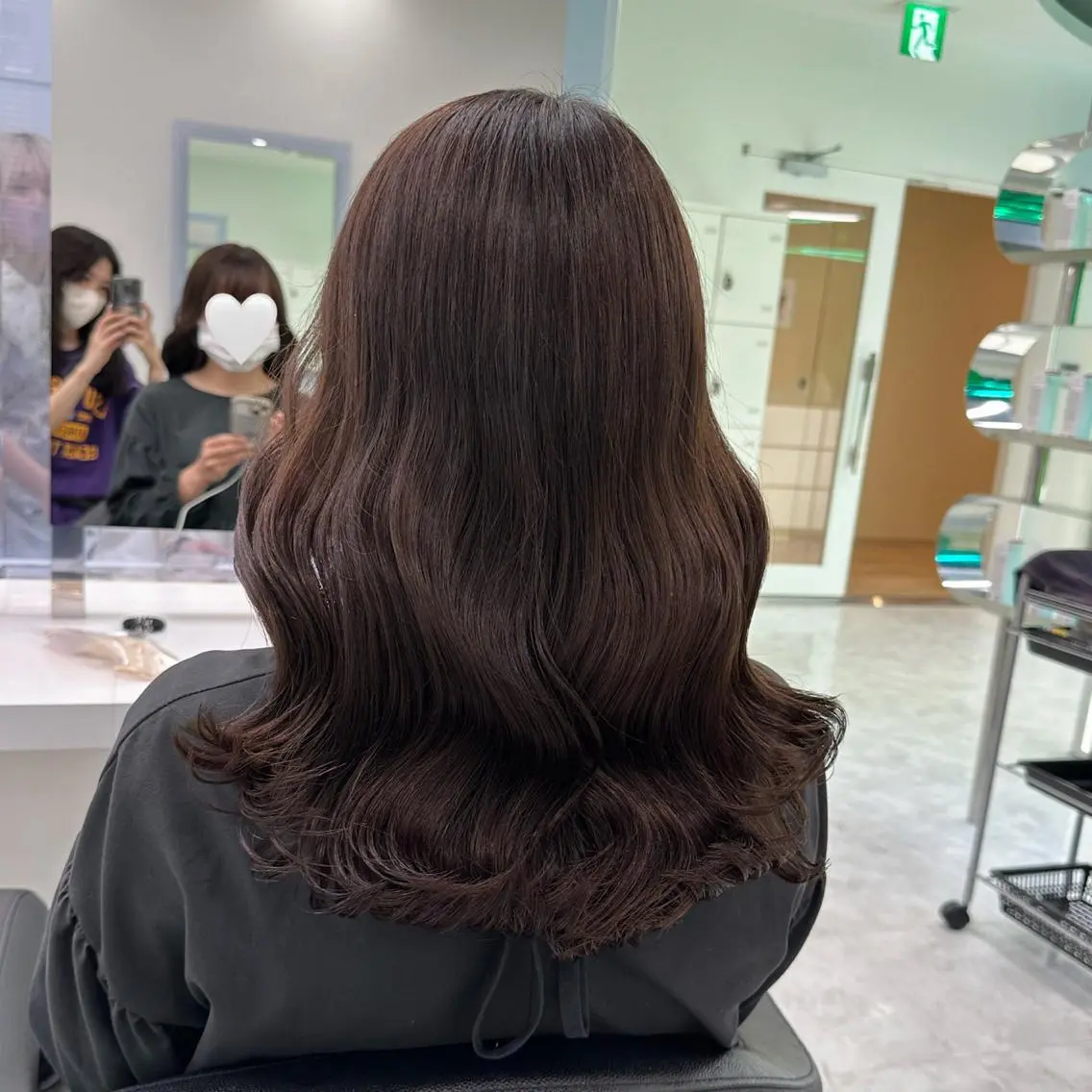 セミロング チョコレートブラウン ミルクティーブラウン ピンクブラウン ピンクラベンダー 顔周りカット 🤎MISAKI 艶髪カラー🤎のヘアスタイル