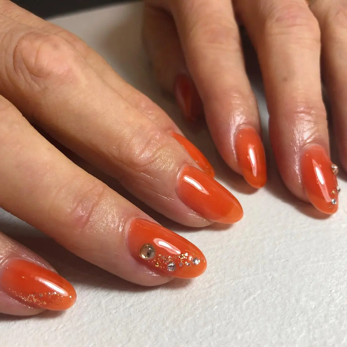 ネイル アートネイル ワンカラーネイル ハンドネイル Nail salon アトリエジョワ　金山のネイルデザイン