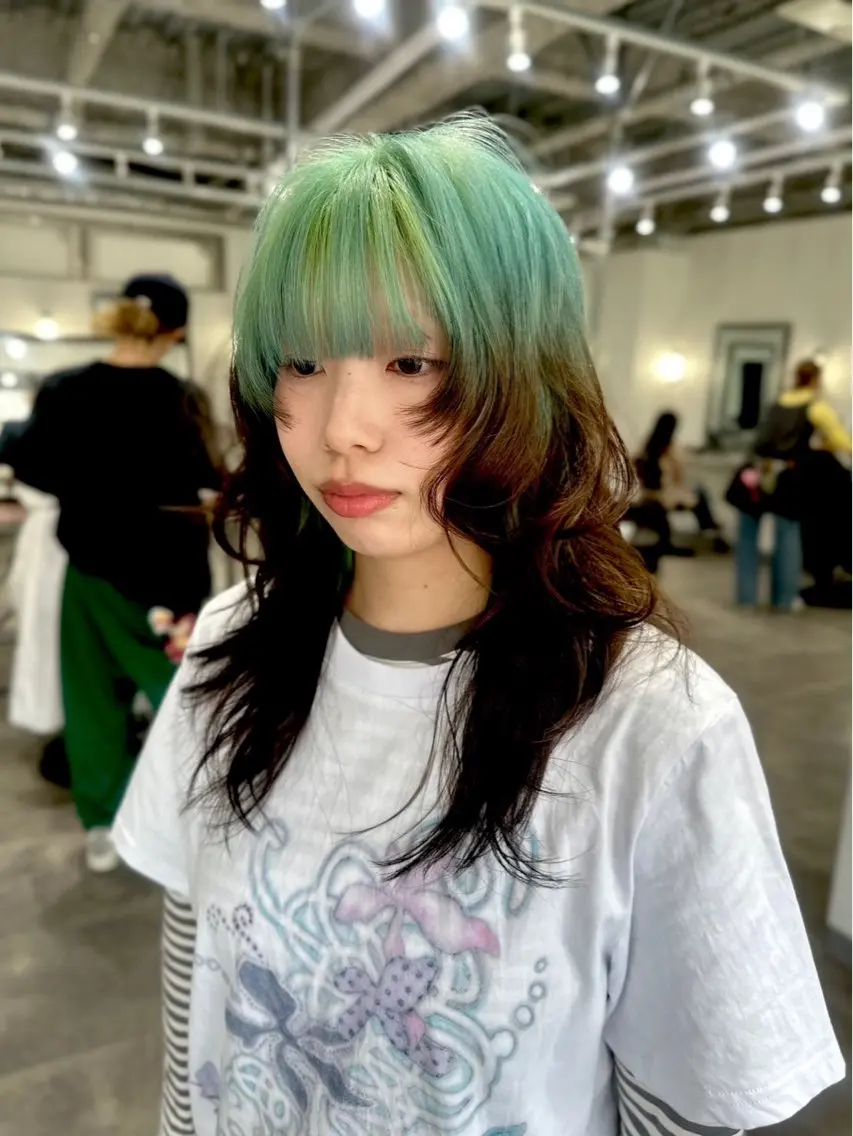 ロング カラー ヘアカラー HART ✝️まっぴ カットモデル募集中のヘアスタイル