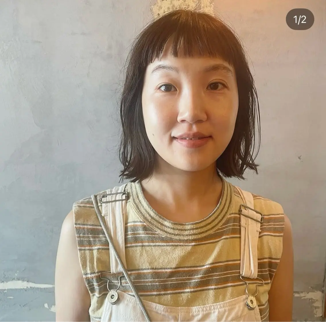 ショート パーマ カット パーマ ショートウルフくせ毛 お任せくださいのヘアスタイル