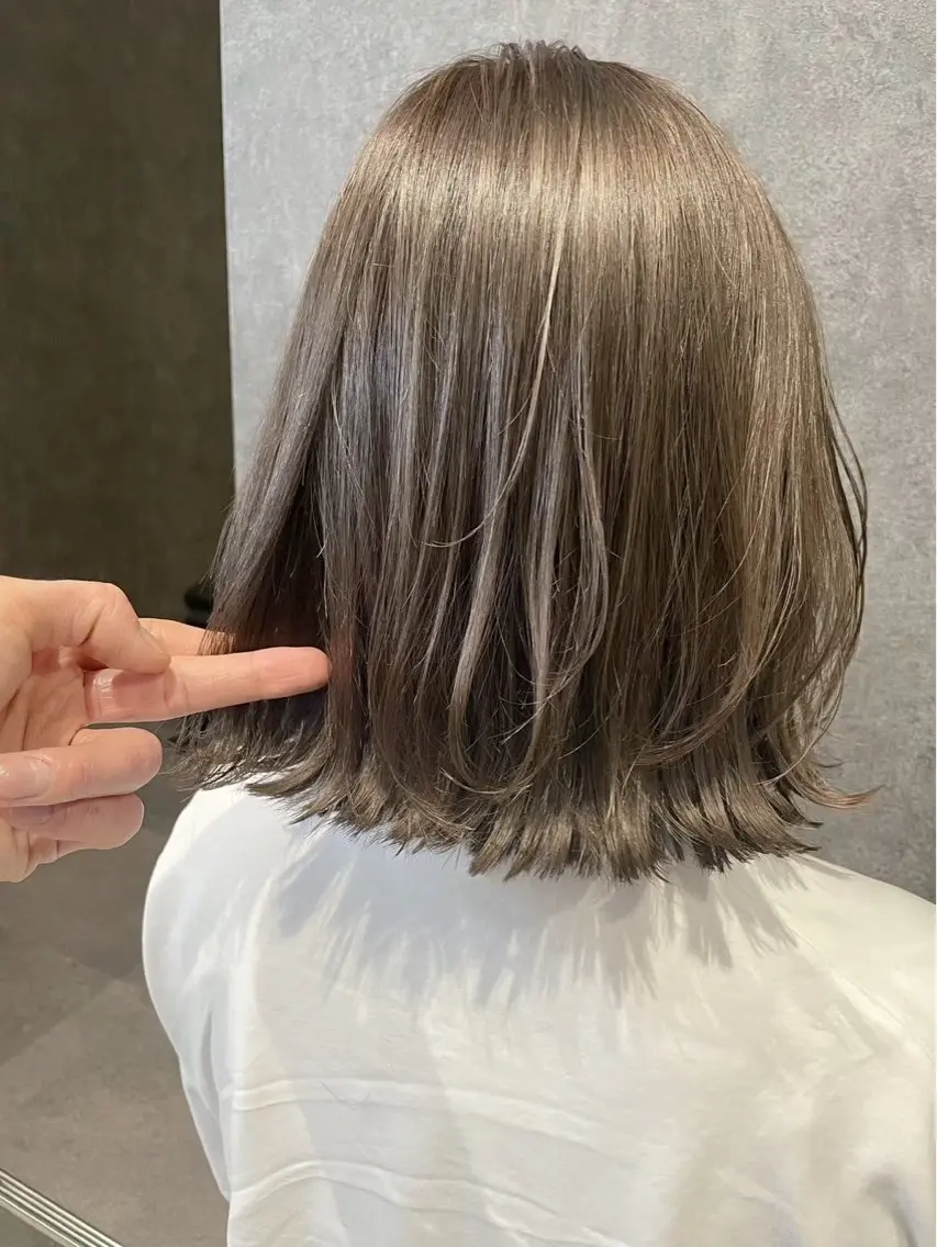 ミディアム カット ヘアカラー トリートメント BUCKS【天王寺】 バックス【駅30秒】のヘアスタイル