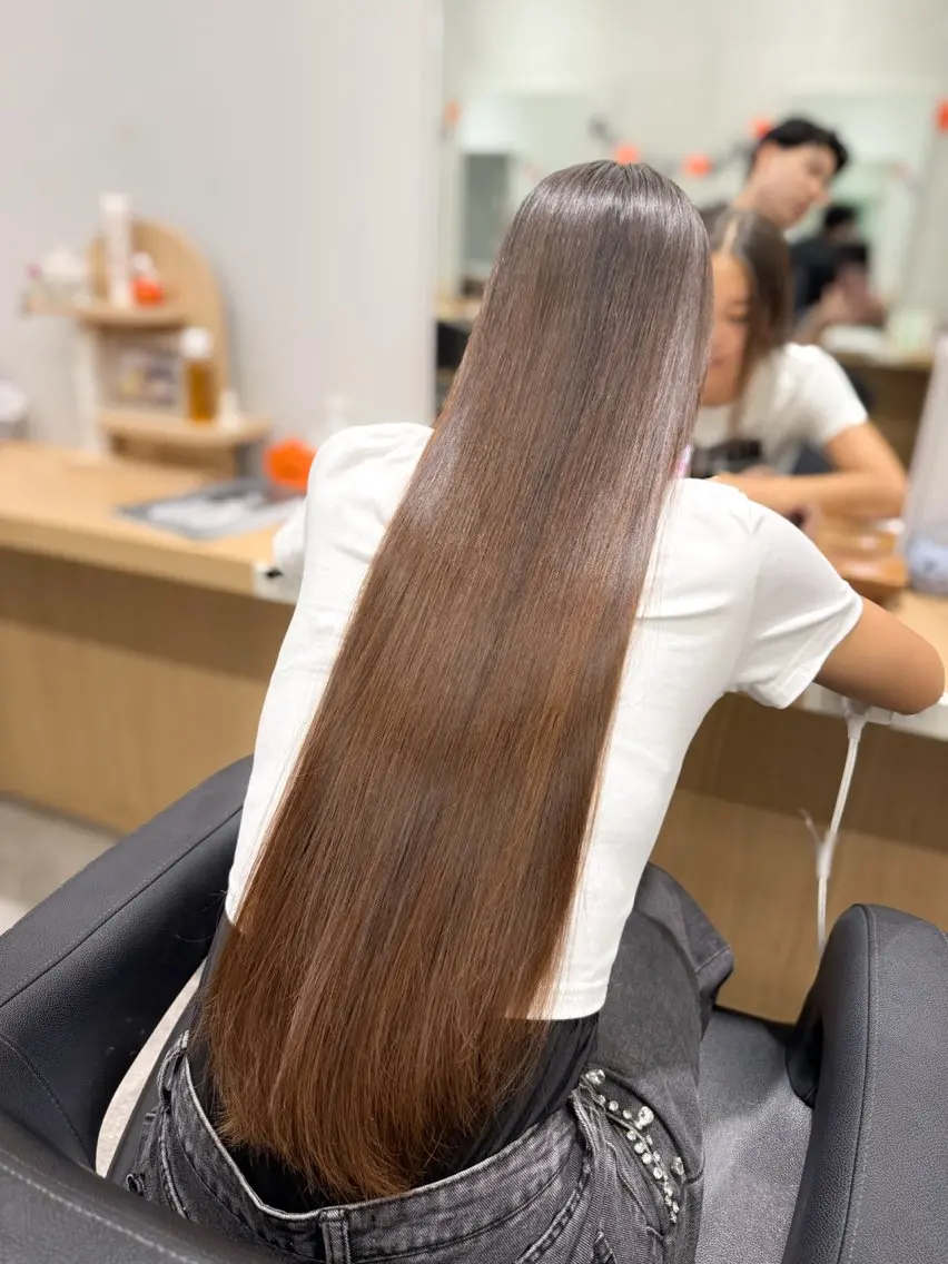 ロング 髪質改善 カット トリートメント 巻ける髪質改善🫧ハ イライト/永田汰伊智のヘアスタイル