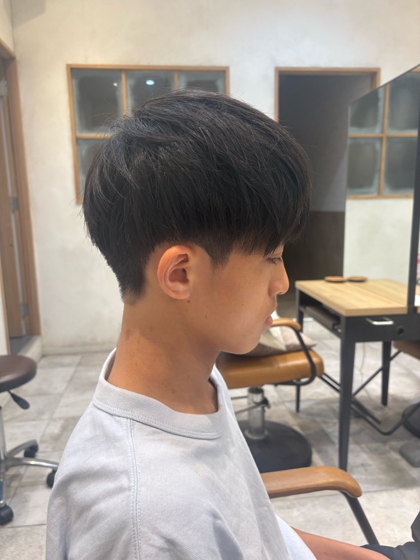 メンズ あべ えみのヘアスタイル
