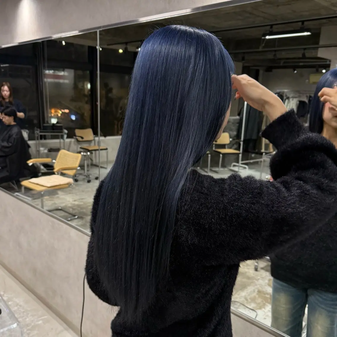 ロング カラー トリートメント ヘアカラー 新潟万代/暖色・ 透明感カラー/アミのヘアスタイル