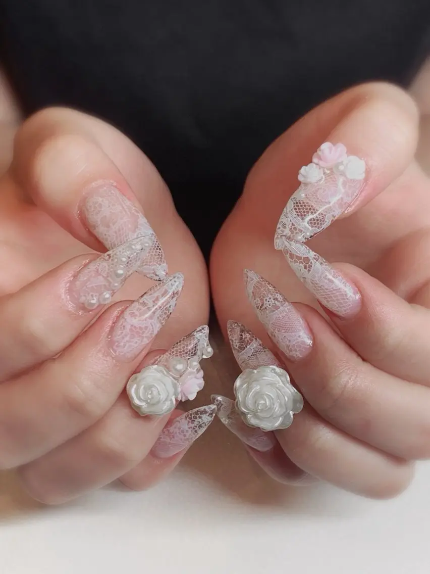 ネイル レース ハンドネイル NAIL__ KOKOのネイルデザイン