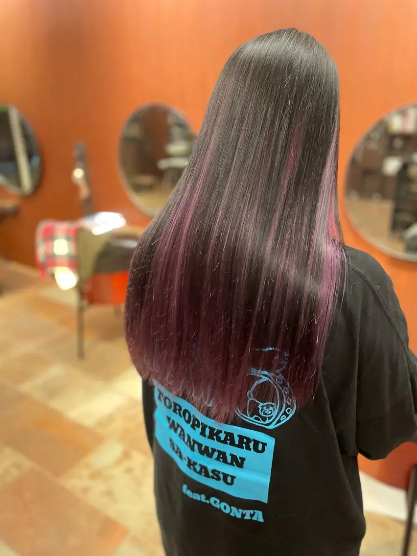 ロング カラー 日高 香織のヘアスタイル