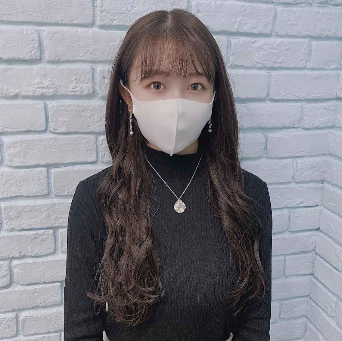 ロング カラー ヘアアレンジ 韓国レイヤーカット/ 儚げカラーチナツのヘアスタイル